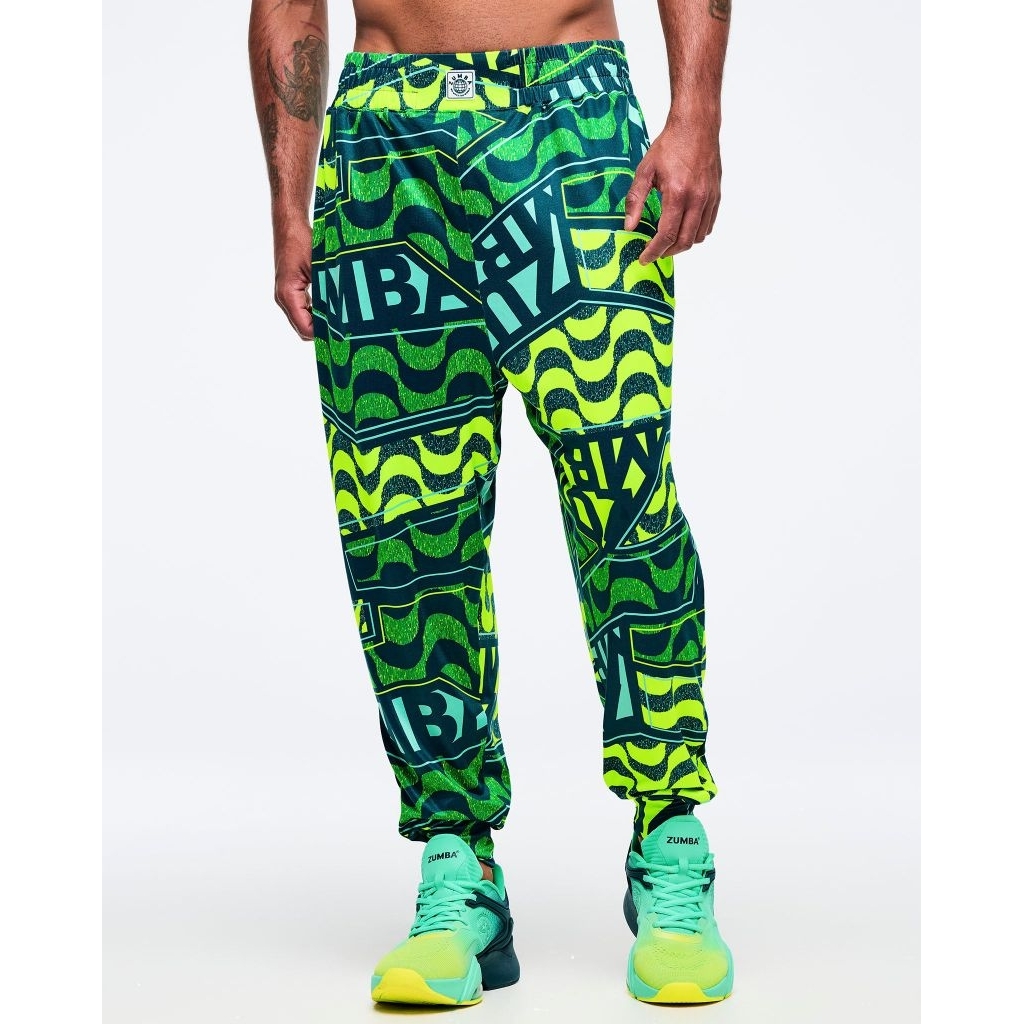 Zumba Latin Movement Unisex Knit Drop Crotch Joggers