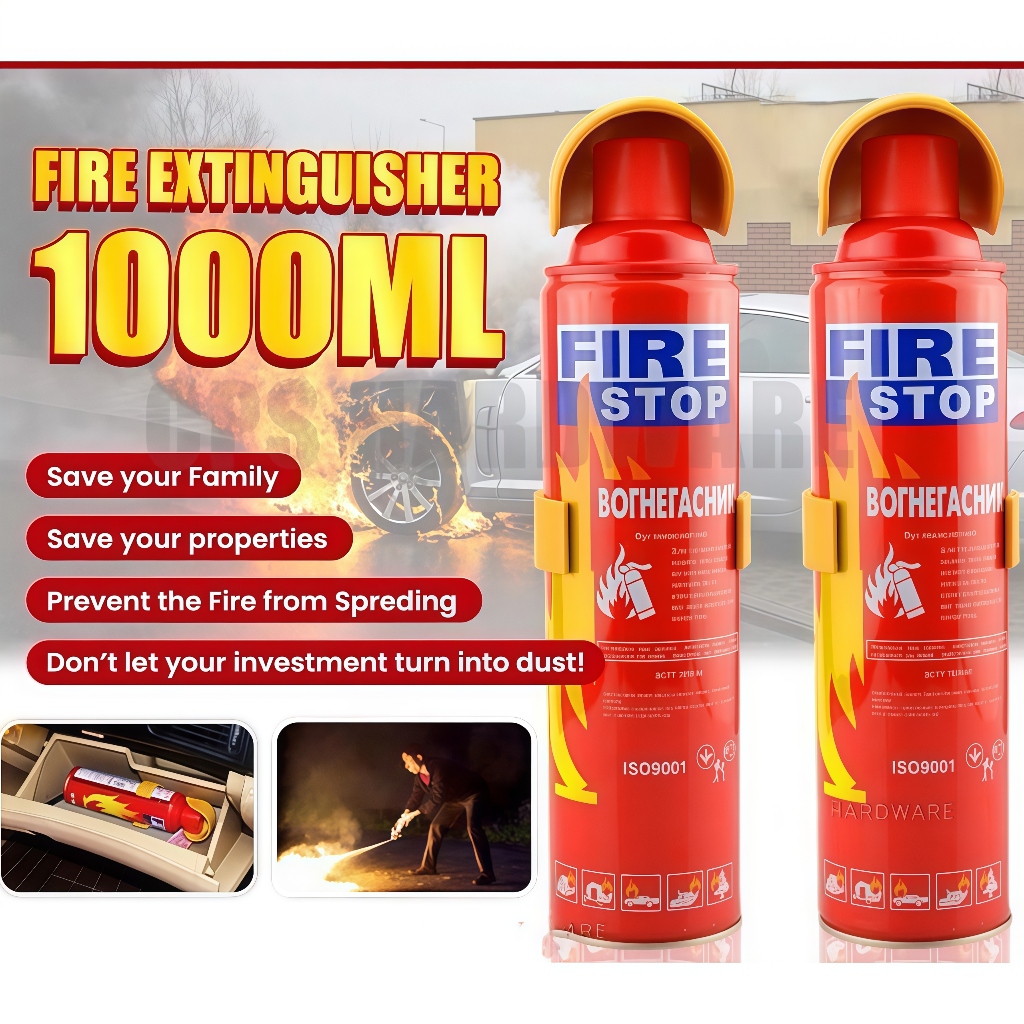 Apar mobil pemadam api semprot 500/1000Ml alat pemadam kebakaran api ringan mobil Dapur Rumah