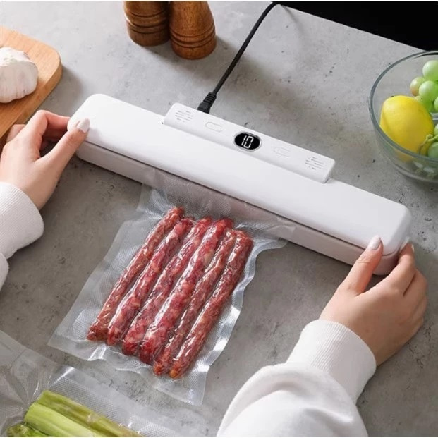 Type D - Vacuum Sealer Food / Alat Mesin Pengemas Makanan Frozen / Mesin Press Makanan