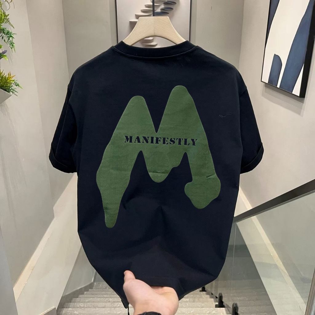 Kaos Pria Loose Korea Bahan Lembut Adem