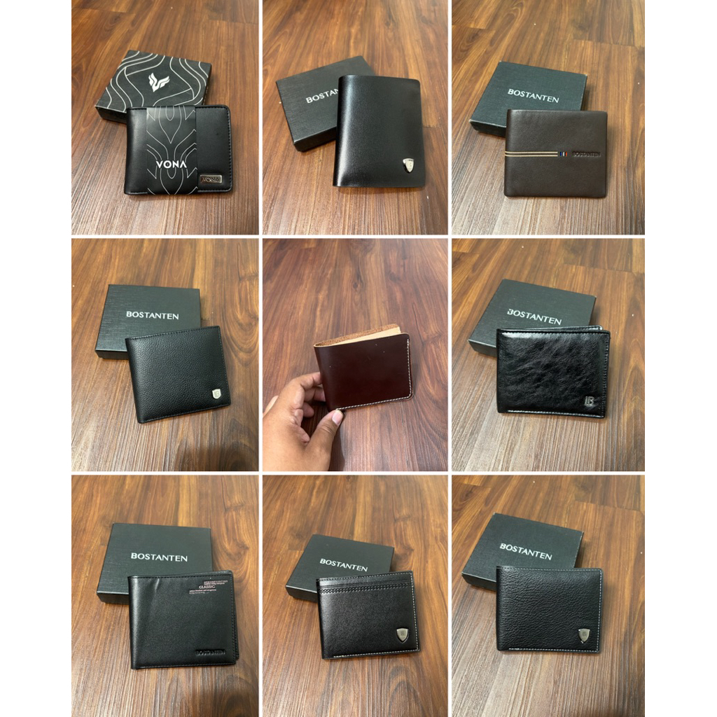 Preloved Dompet Pria Kulit Lokal Bostanten Original