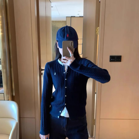 [FAST PO] Polo Ralph Lauren Cardigan Cable Knit Lengan Panjang Wanita