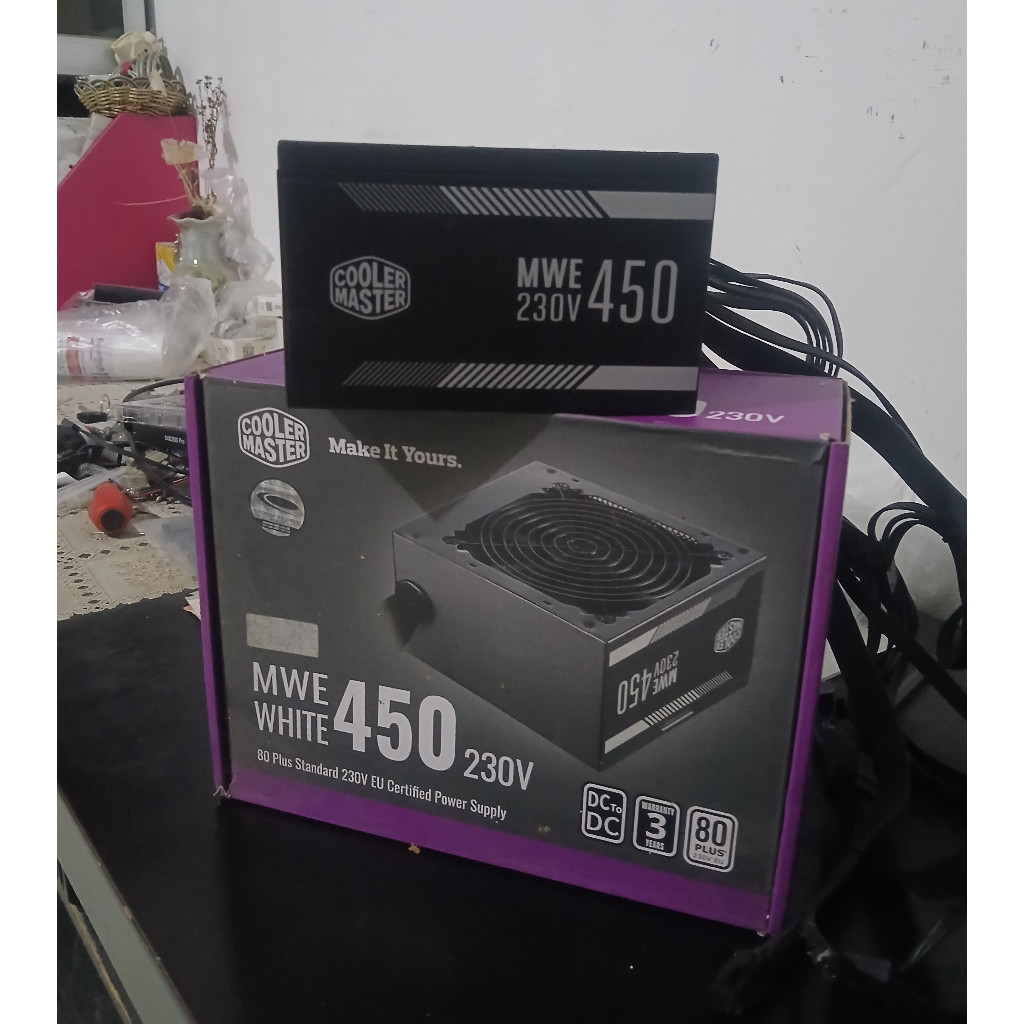 Cooler Master PSU MWE White 450watt 230V 80 Plus