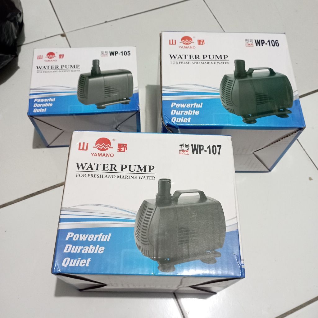 YAMANO WP-105 / WP-106 / WP-107 Mesin Pompa Aquarium Yamano