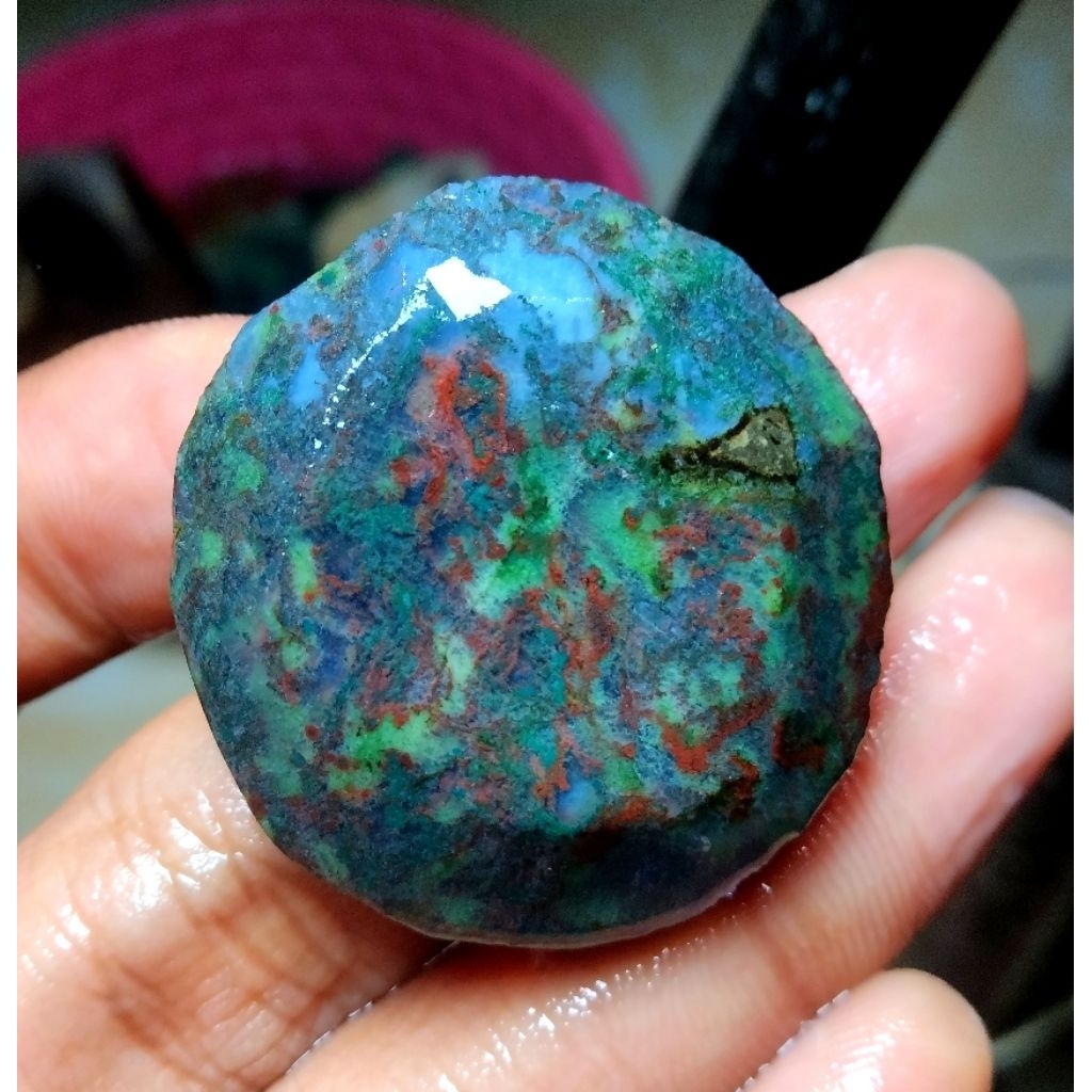 batu akik pancawarna