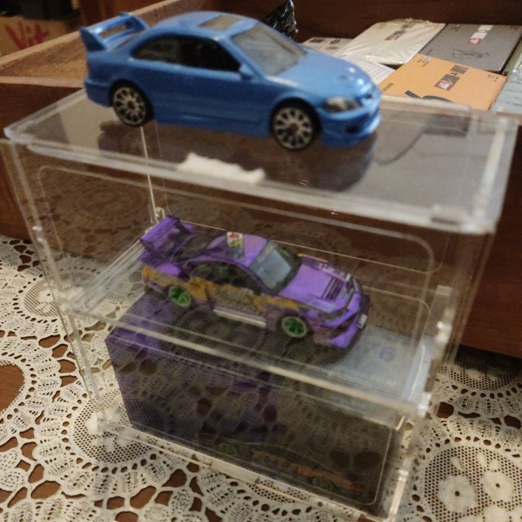 Mini GT S15 Ungu (Terong) & Hotwheels civic SI loose