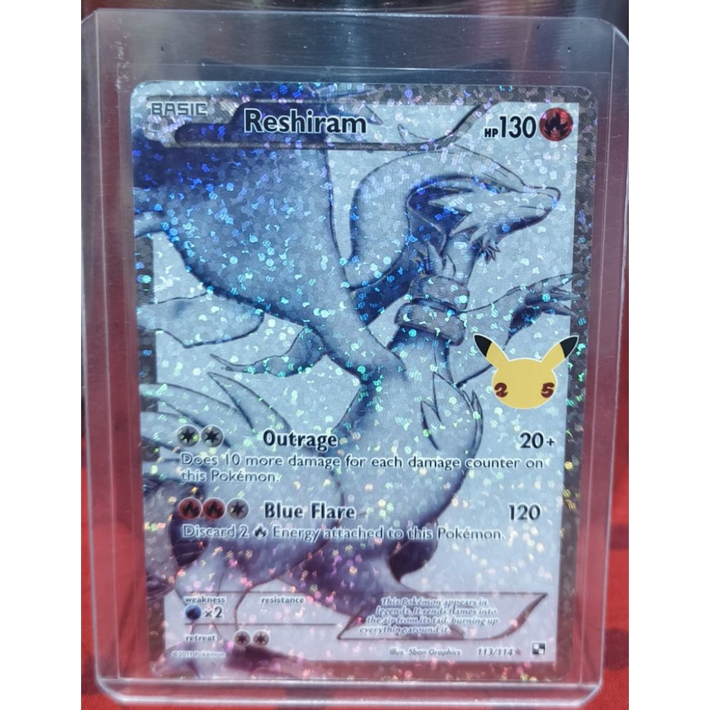 RESHIRAM CELEBRATION 25TH ENG pokemon tcg