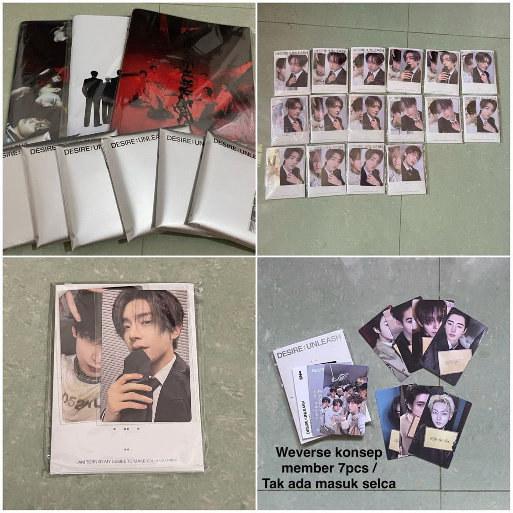 Album / pc official ENHYPEN desire unleash Jungwon heeseung Jake Jay Ni-ki Sunghoon Sunoo