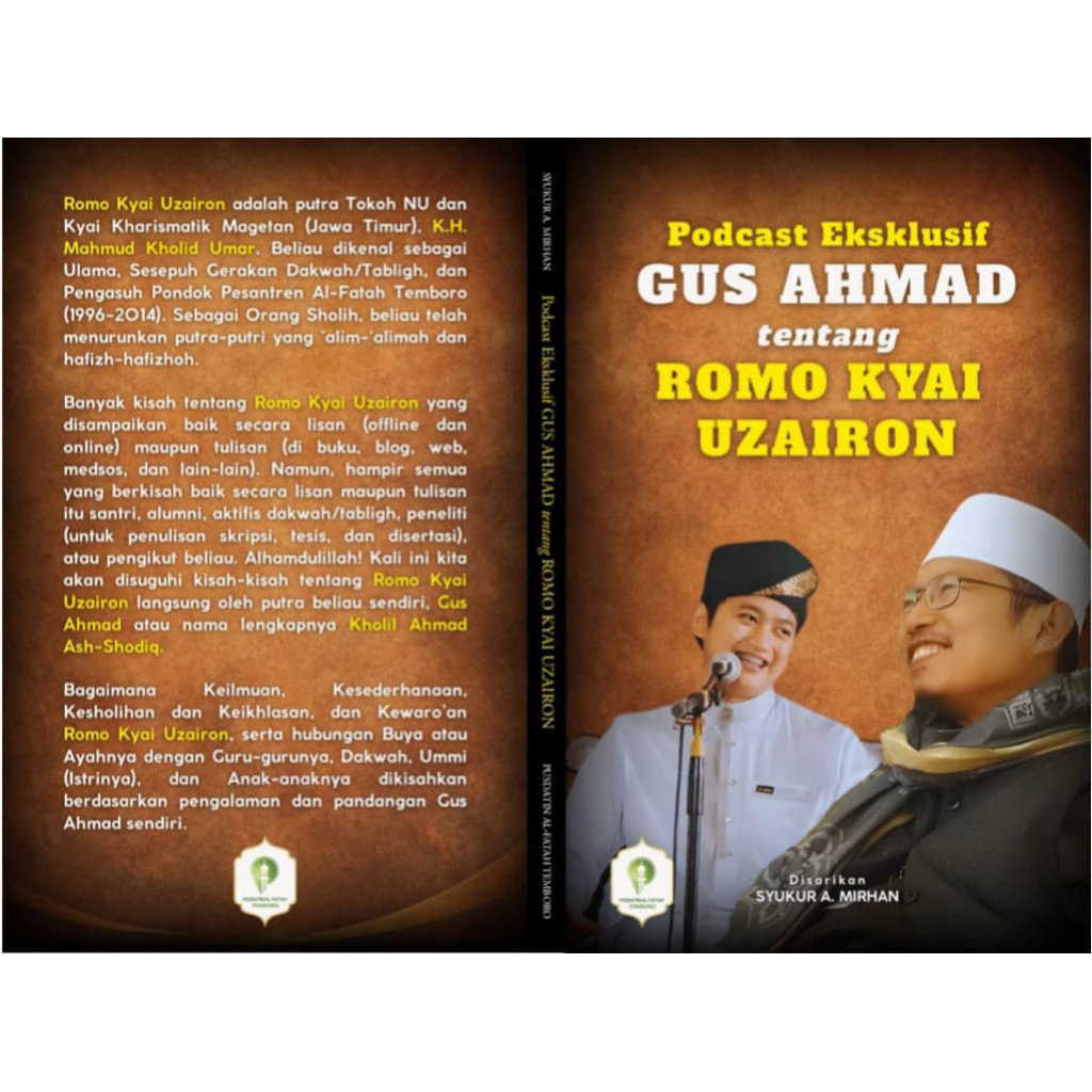 buku cerita gus ahmad tentang kh romo KH UZAIRON
