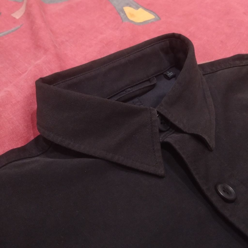 Uniqlo Work Chore Utility Jacket/Jaket Hitam/Black Small