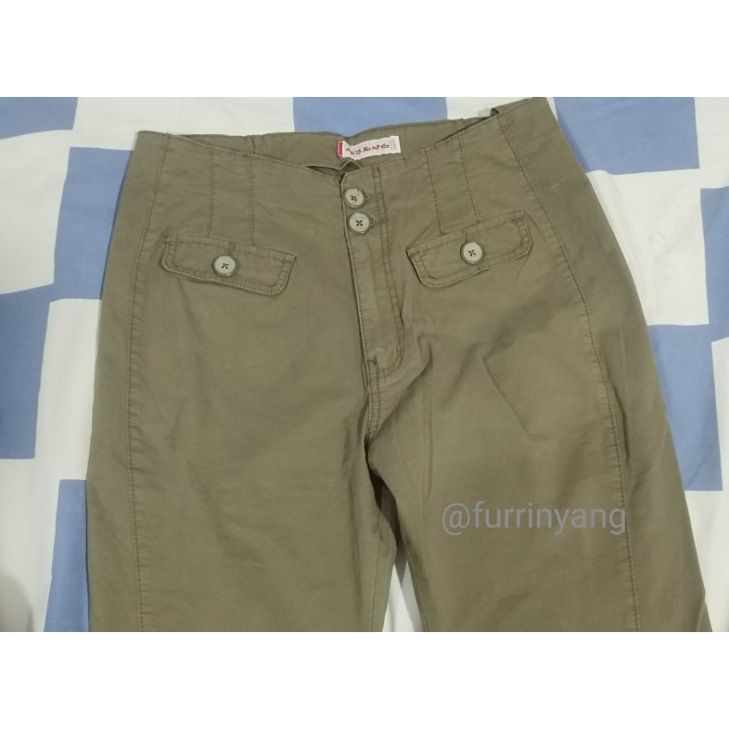 AKO JEANS 16-0300 cutbray kulot celana wanita