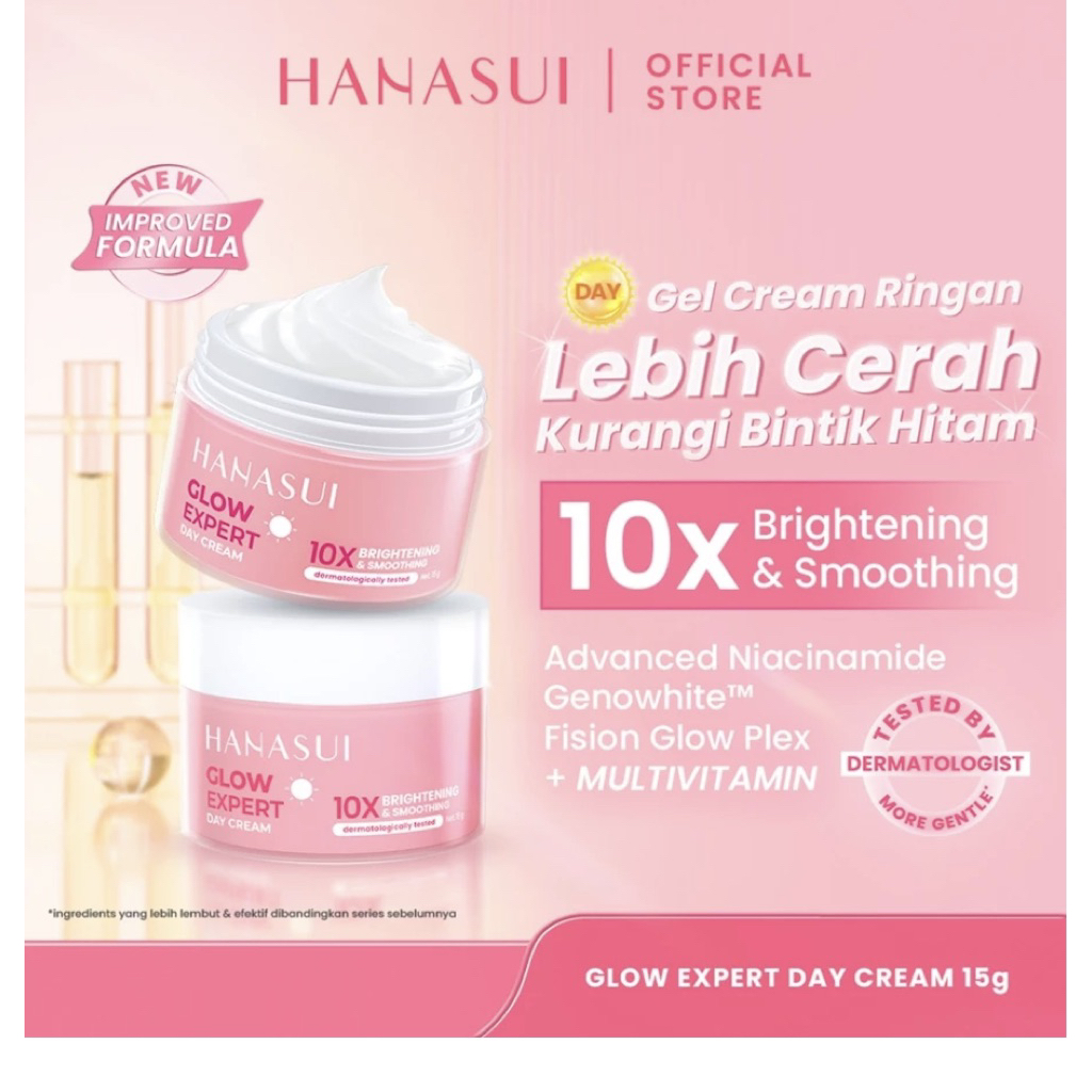 Hanasui glow expert day cream - hanasui brightening day cream