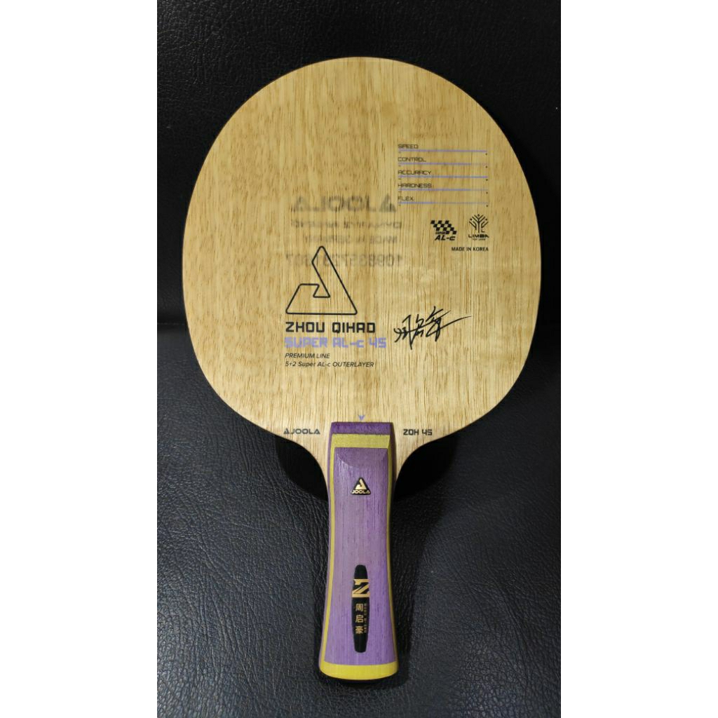 JOOLA Zhou Qihao Super AL-c45 Original handle FL (Bekas, Like New)