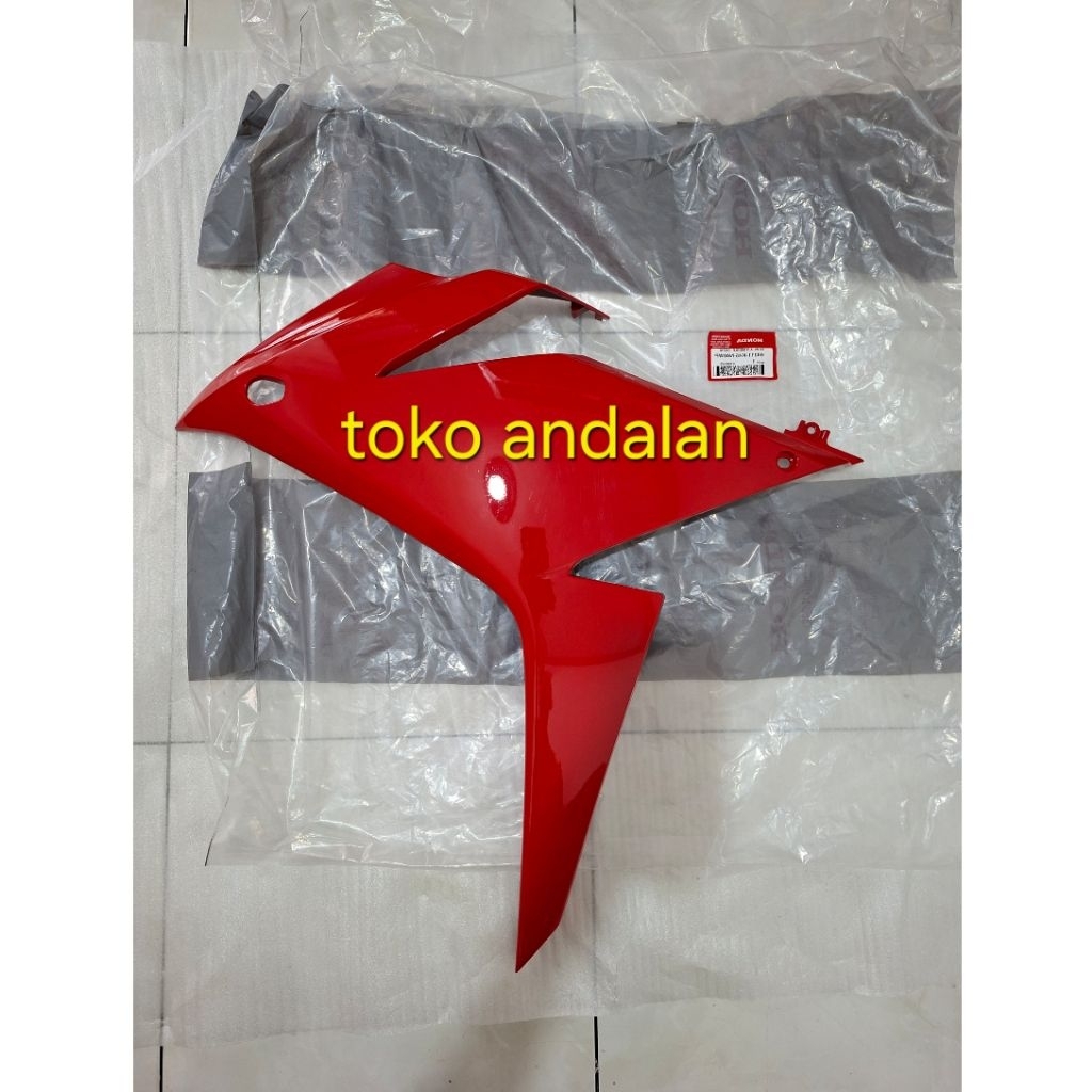FAIRING KIRI CBR 150 R K45G K45N MERAH KILAP TEBENG SAYAP KIRI KAP ALL CBR 150R SAYAP SAMPING CBR 15