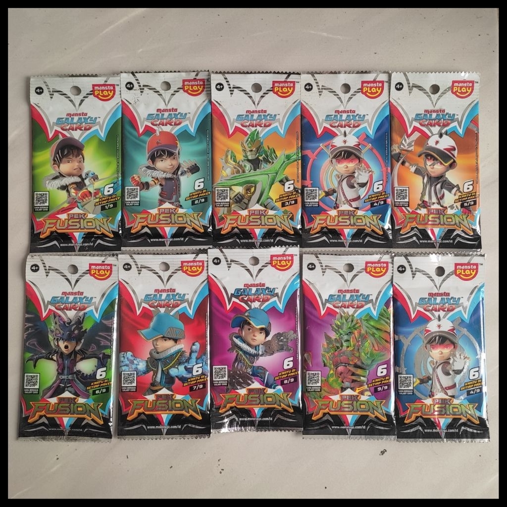 MONSTA GALAXY CARD INDONESIA : PEK FUSION + SR