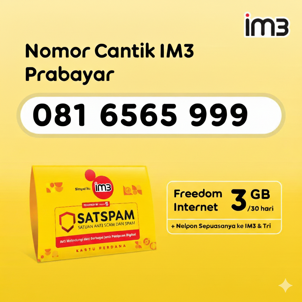 PERDANA IM3 10 DIGIT NOMOR LANGKA