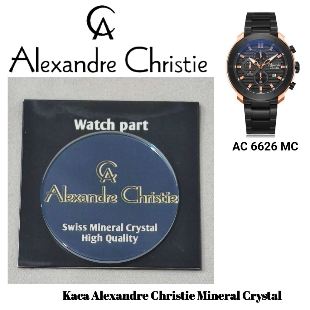 Kaca Jam Tangan Alexandre Christie AC 6626 MC