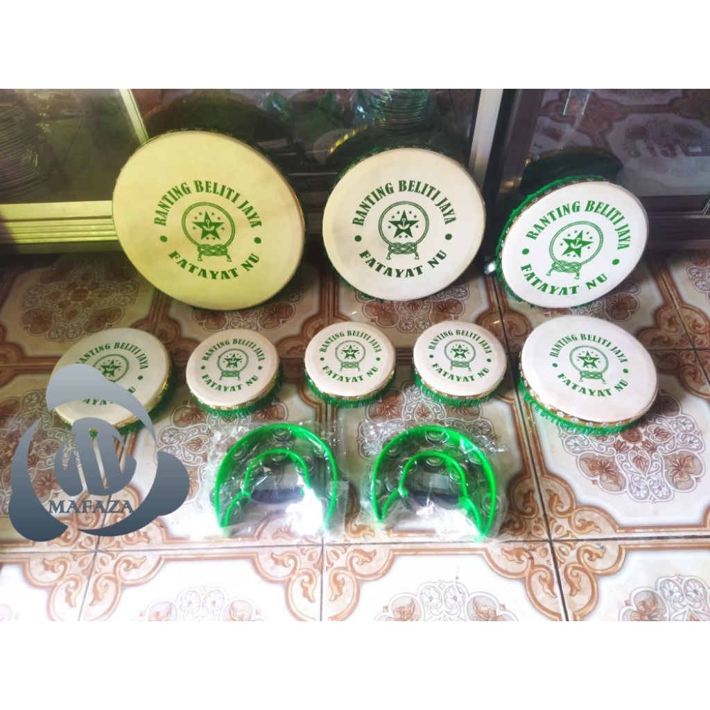 Rebana Qosidah 1 set sablon nama group