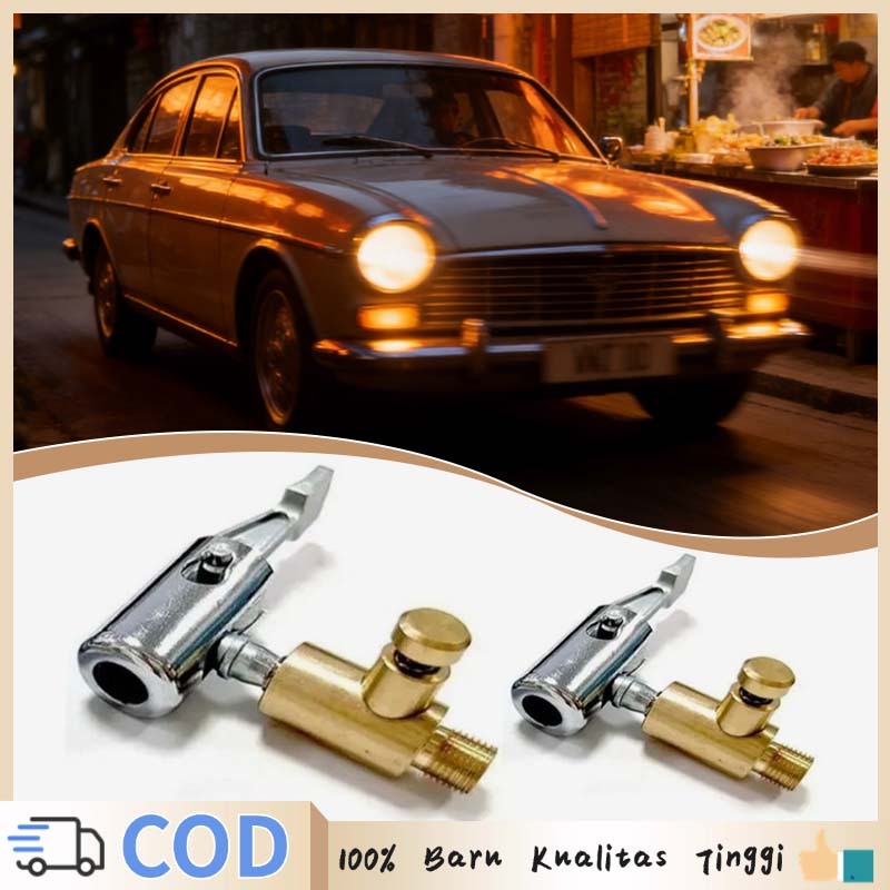 Air Chuck Tire Chuck Klip Alat Isi Angin Ban Kepala Pompa Ban Tire Inflator Adapter Sambungan Pompa 
