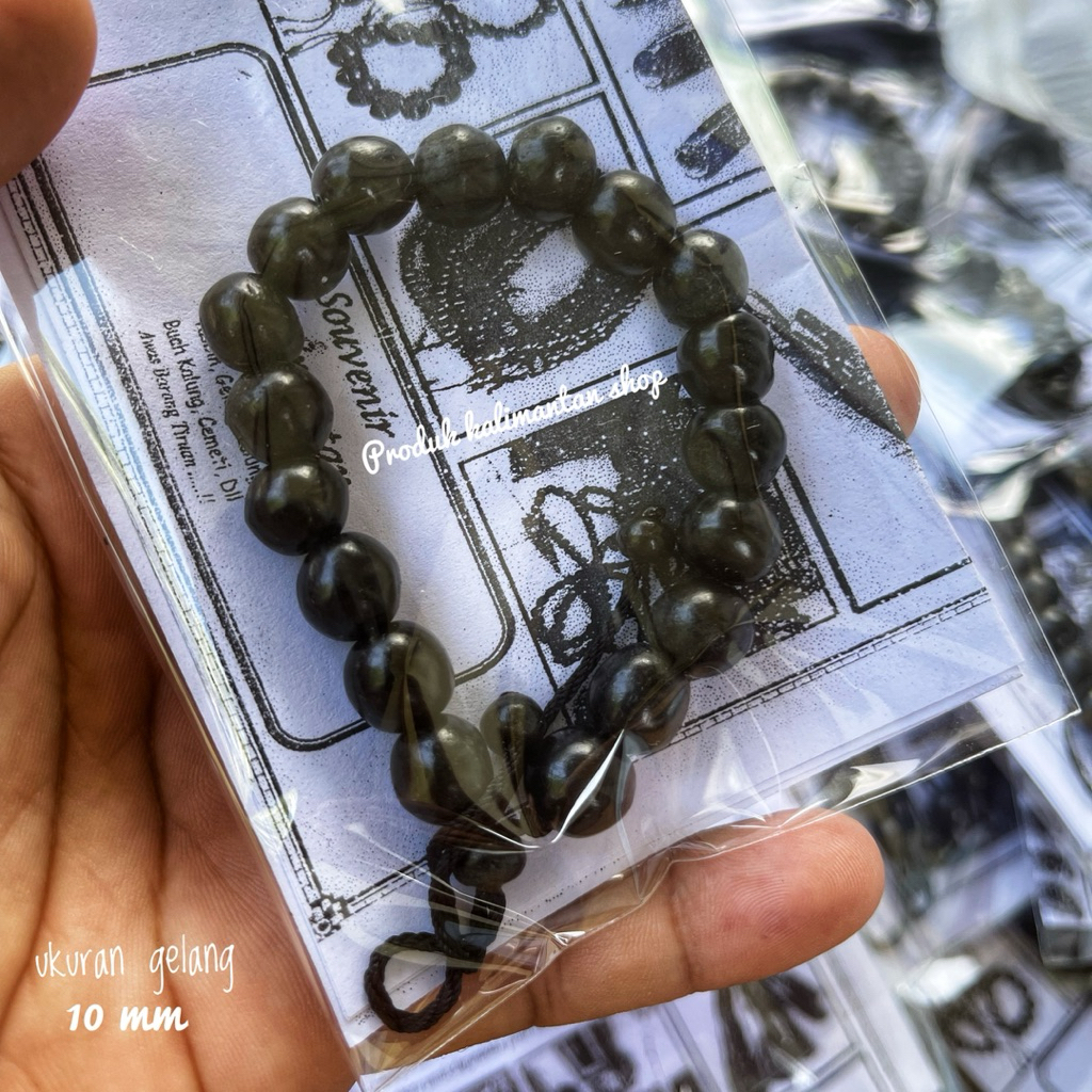 Gelang Gaharu Wangi,Kayu Gaharu Buaya,Gaharu Kalimantan 10mm