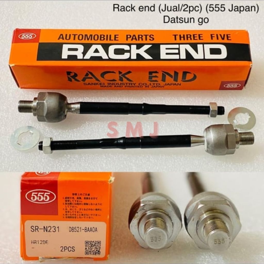 Rack End Long Tie Rod Tierod Datsun Go 1 Set 555 Japan Original