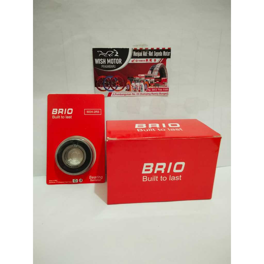 BEARING BRIO 6004 2RS LAHAR BRIO 6004 2RS