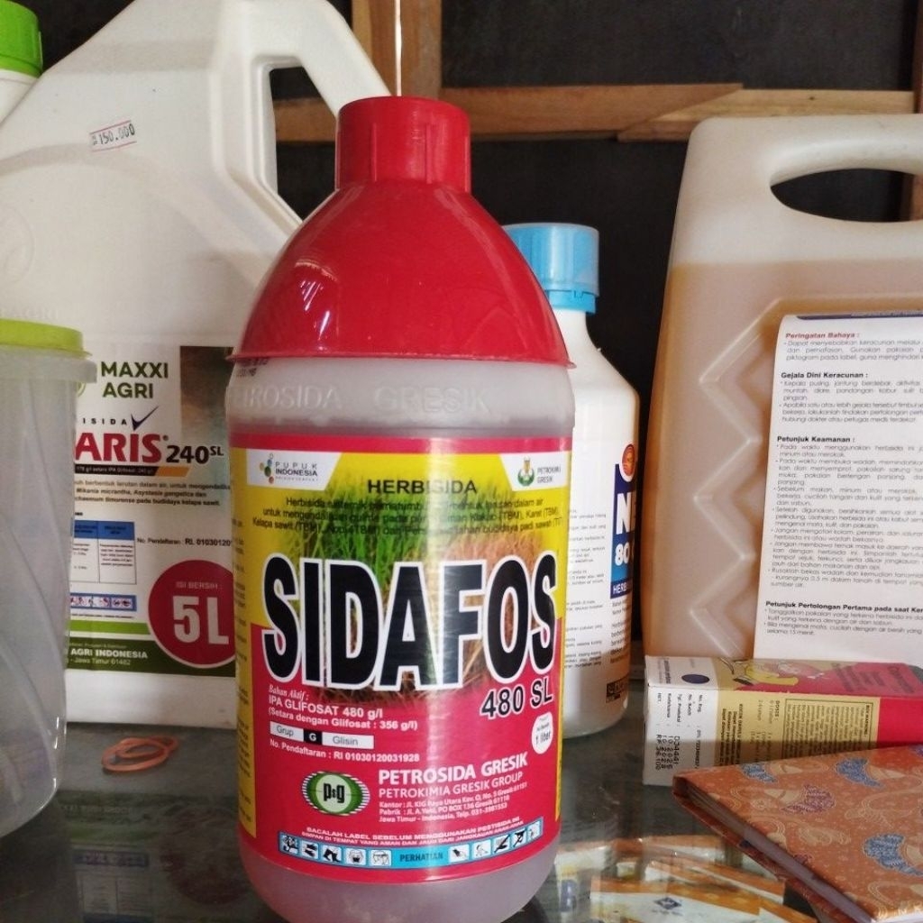 Herbisida Sidafos 480 SL 1 Liter.