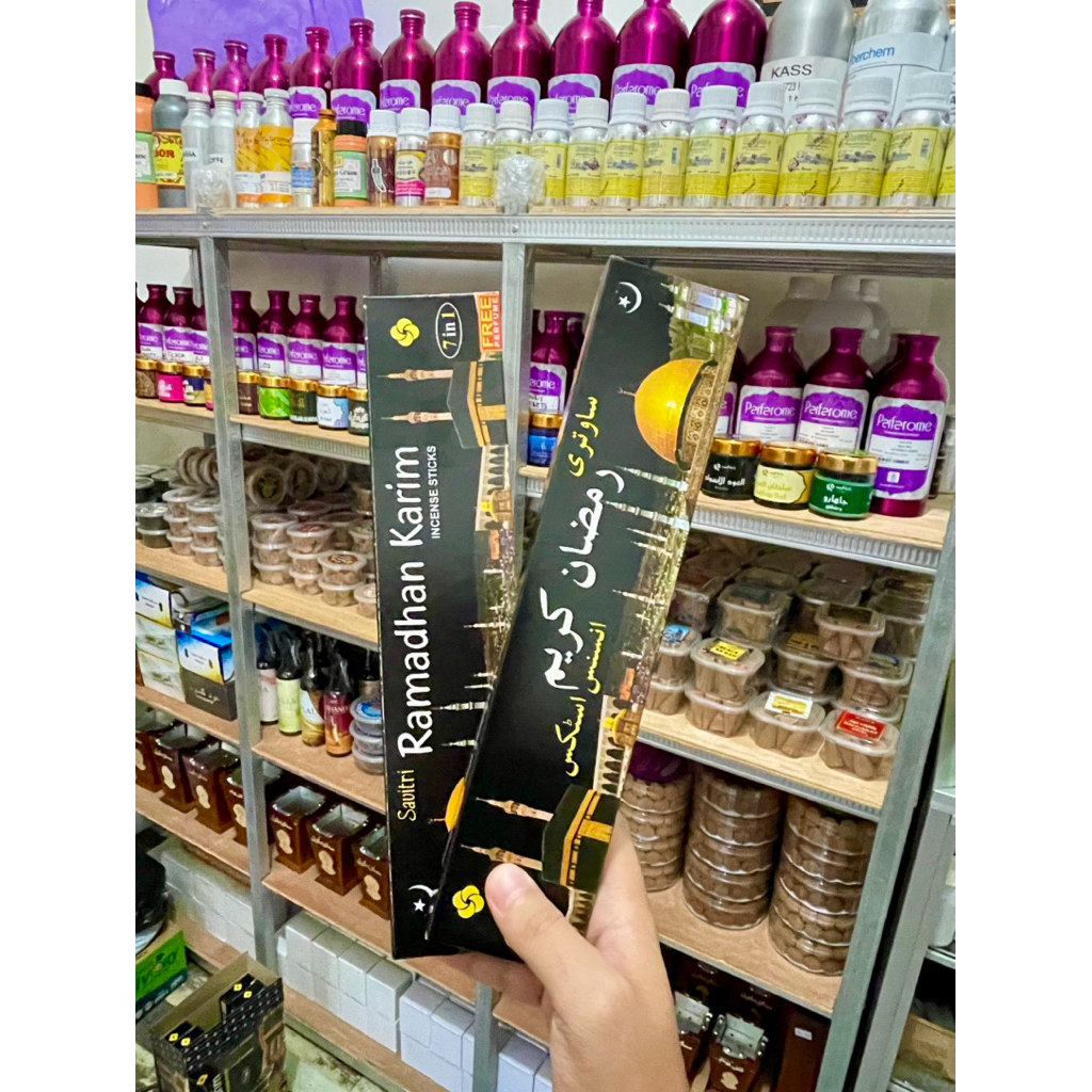 RAMADHAN KARIM Dupa Lidi Bonus Parfum Aroma Stik Bukhur Arab Dupa Arab Aromatherapi Dupa Gaharu Dupa