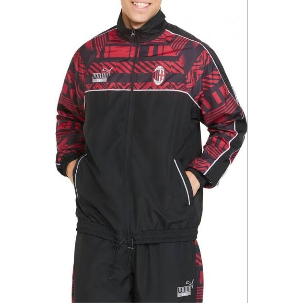 Puma AC Milan Track Jacket (ACM FtblHeritage) Size S Us Preloved Original