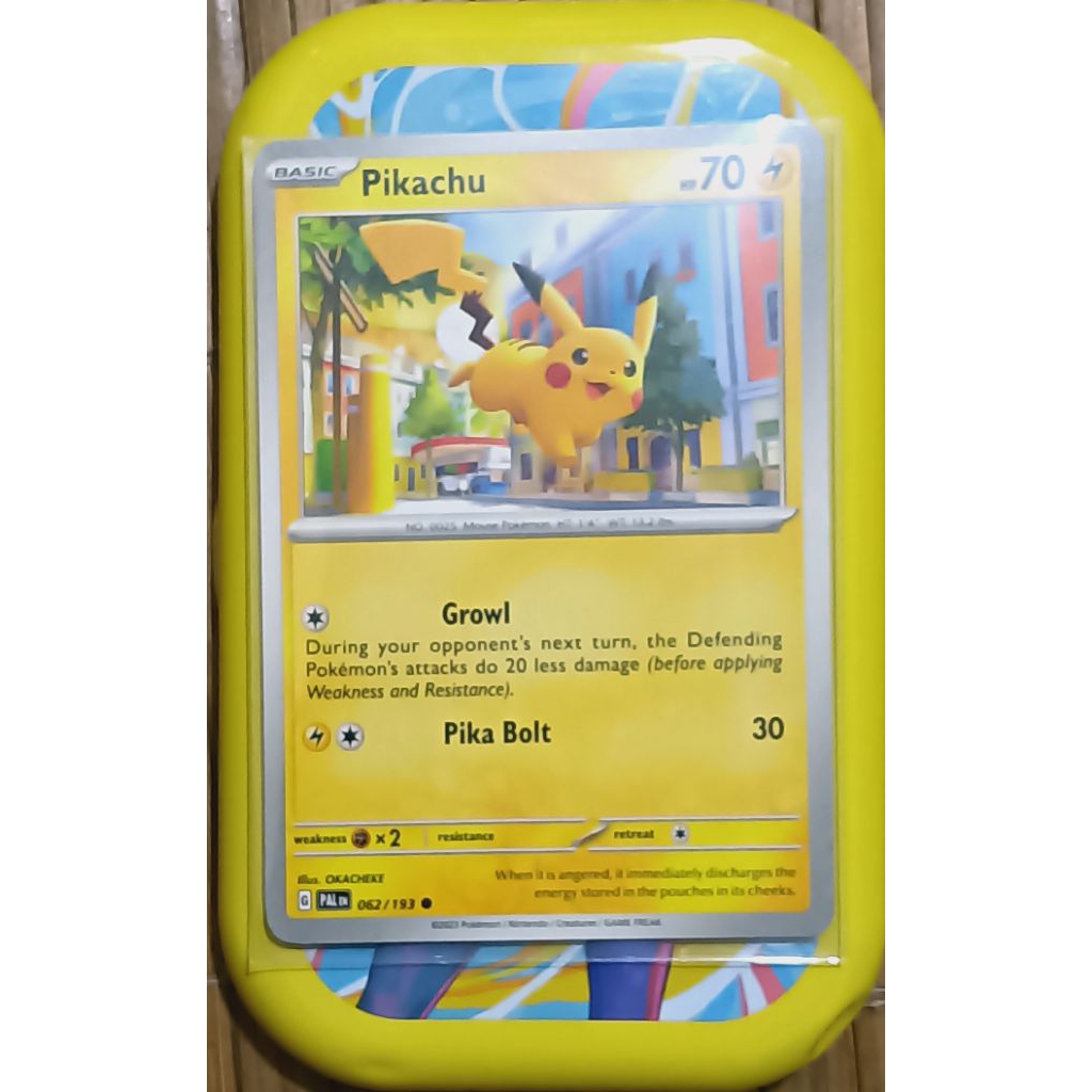 Pikachu TCG Card Kartu