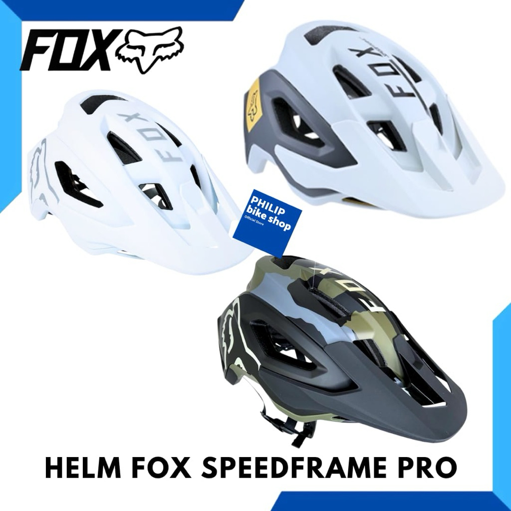 Helm Fox Speedframe Pro Helm MTB Fox Helm Sepeda Original New