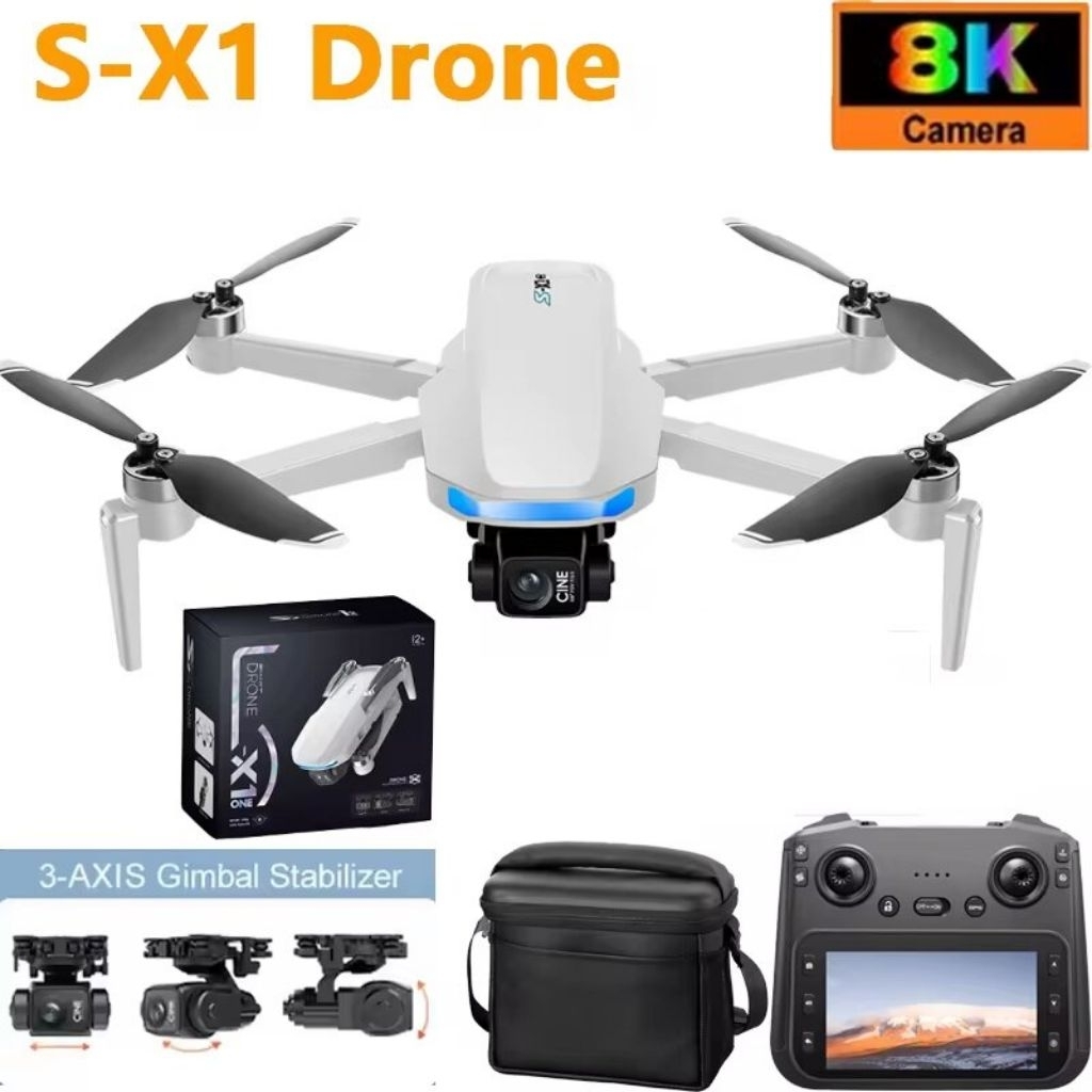 DRONE HX 135 S-X1 L600 RESOLUSI 8K 3AXIS GIMBAL INI HADIAH UTAMA