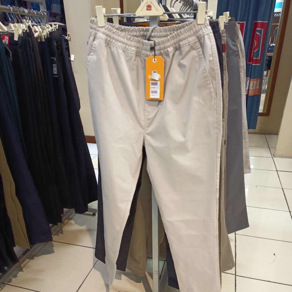 CELANA PANJANG CHINOS KARET BRAND CAESAR SIZE: M XXL