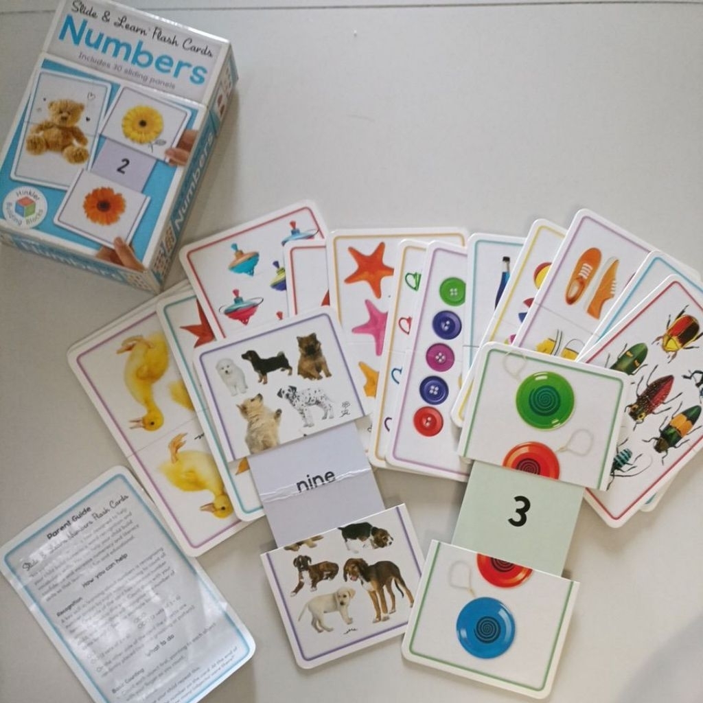 Preloved - Flash Cards Slide and Learn Numbers