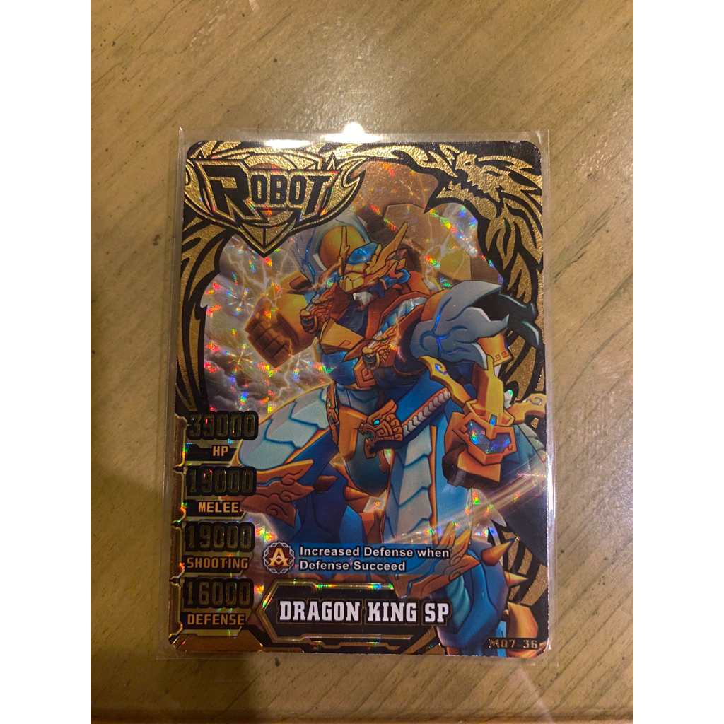 Hero of Robots, Gold Dragon King Sp Card