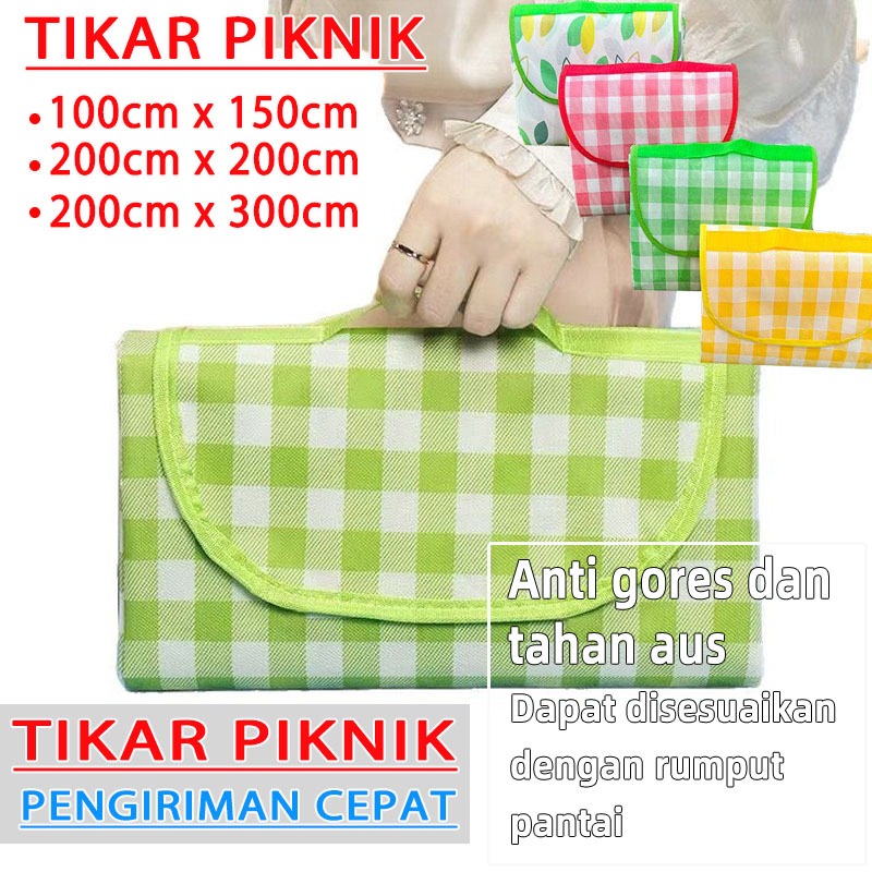 [senior] tikar piknik waterproof estetik tikar piknik polos tikar lipat piknik 200x150 tikar lipat p