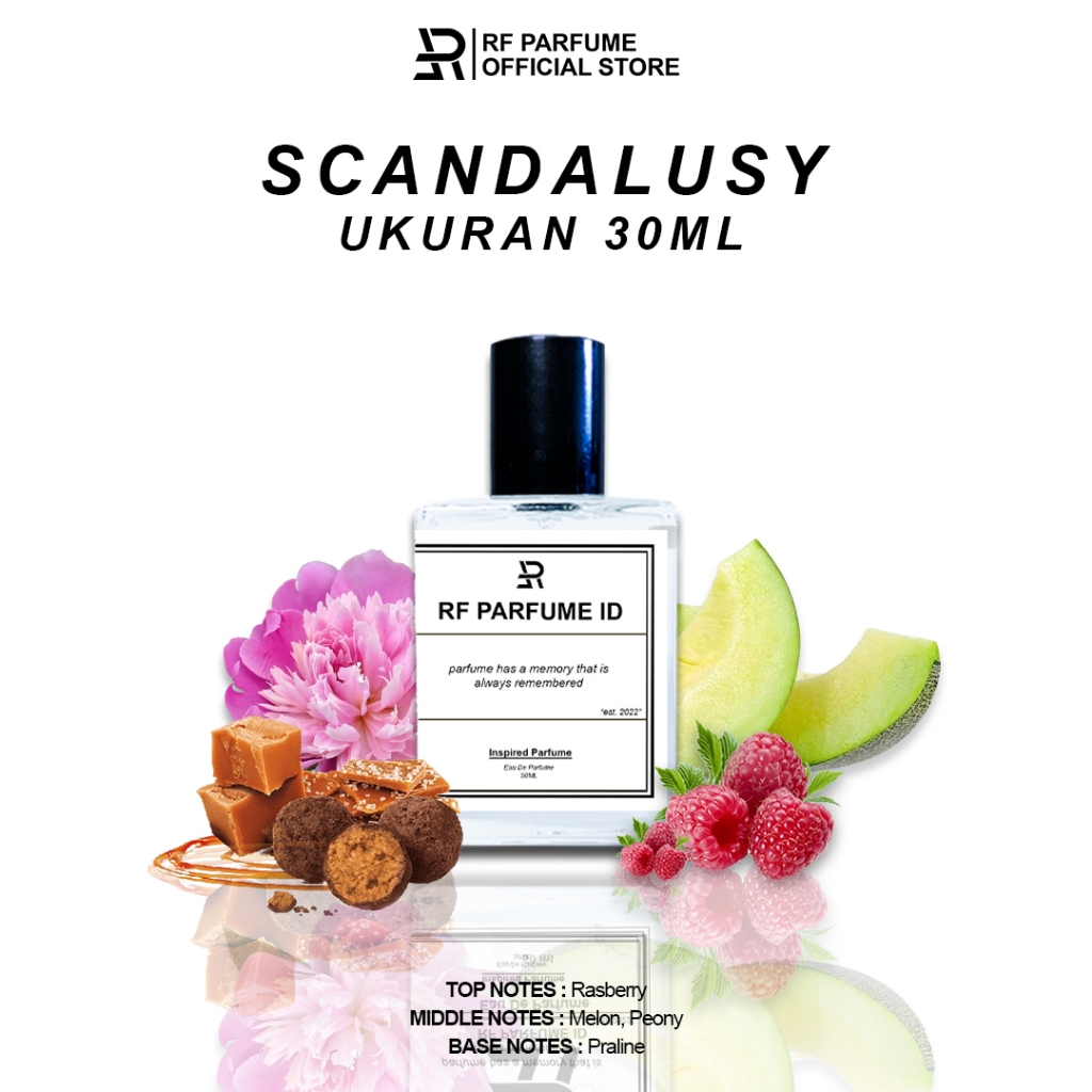 PARFUME WANITA VS SCANDALOUSY TAHAN LAMA WANGI SOFT  KALEM DAN ELEGAN INSPIRED PARFUME BY RF PARFUME