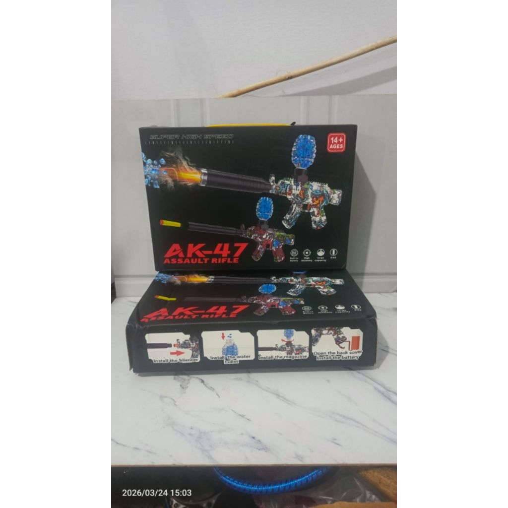 mainan viral tembak jeli tipe AK 47