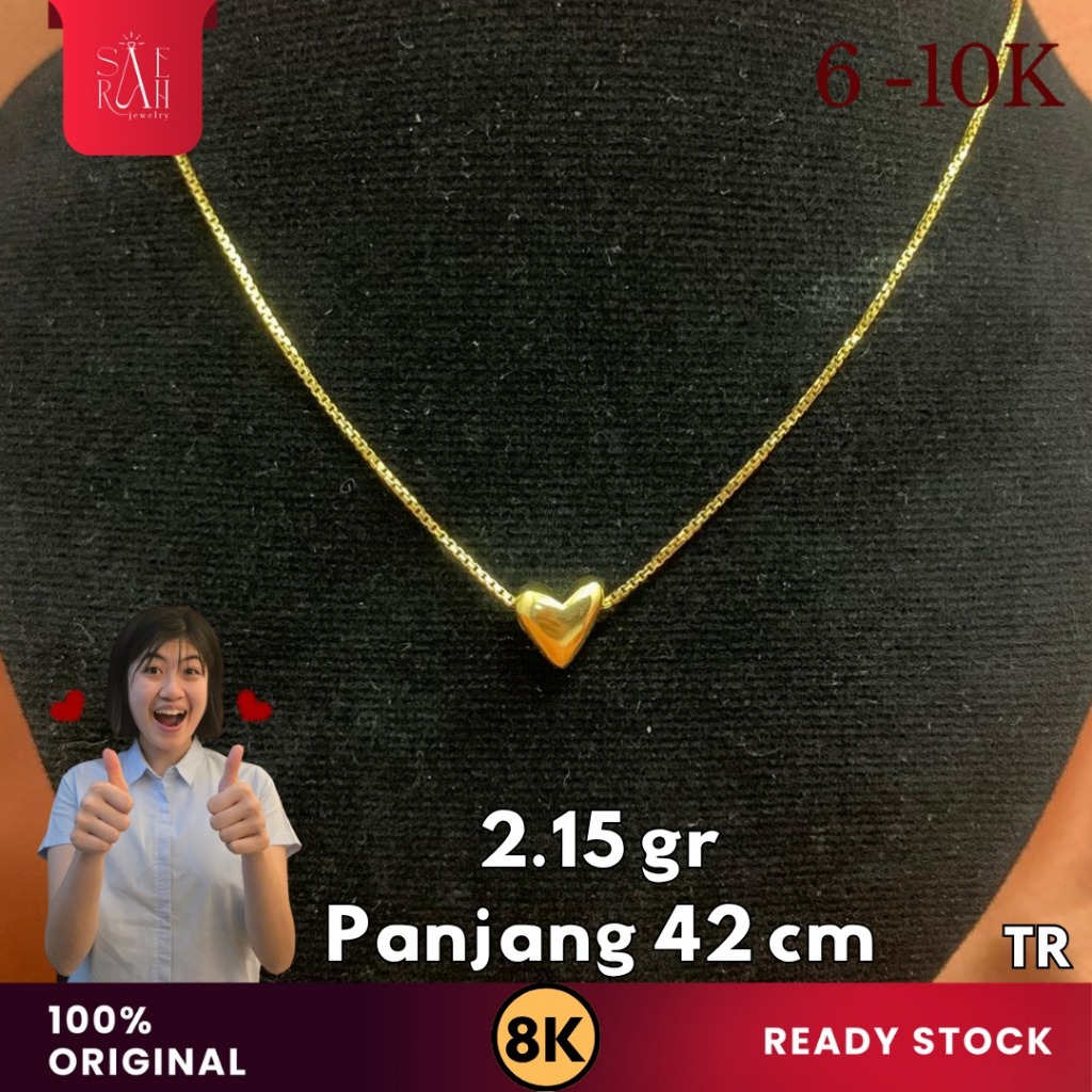 Kalung Emas 8K - Toko Emas Saerah - 2.15 Gram 375