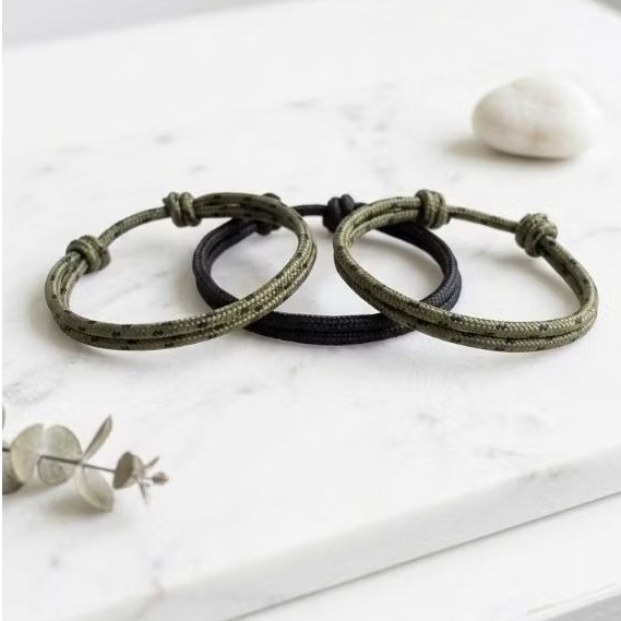 3PCS GELANG COUPLE TALI PARACORD 3MM UNISEX PRIA WANITA