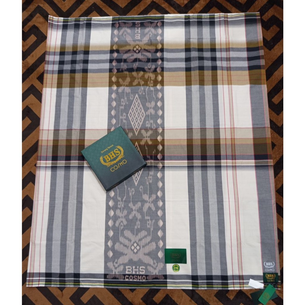 SARUNG BHS COSMO GOLD PUTIH