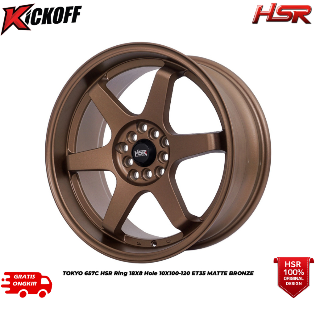 Velg Racing Model TE37 R18 Merk HSR WHEEL Buat Subaru Brz ,BMW all series ,TOYOTA FT86, Sienta dll