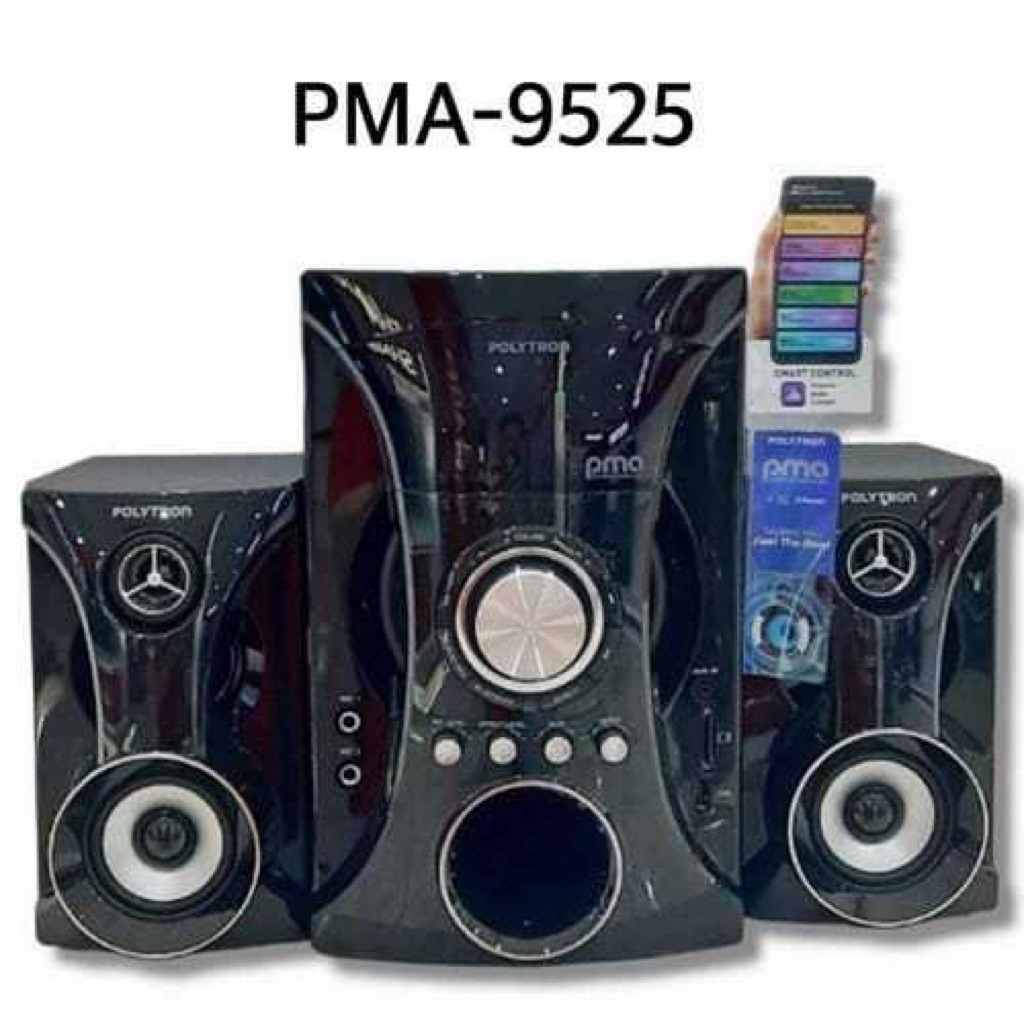 Speaker Bluetooth Polytron PMA 9525 Original Garansi Resmi Bisa Connect Handphone