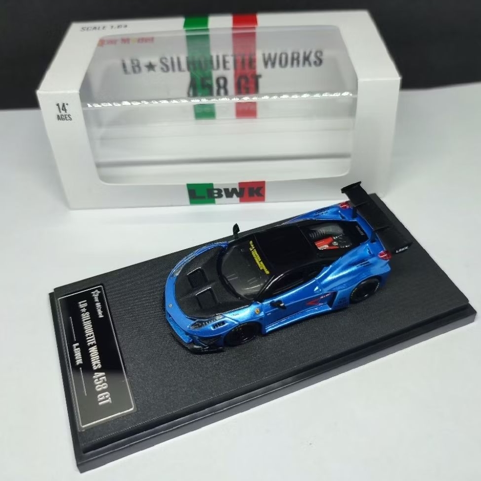 (UNSEALED) Star Model LBWK Ferrari 458 Blue