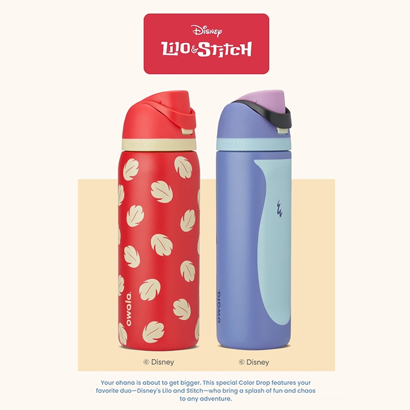 Owala FreeSip Tumbler Disney Lilo & Stitch 24oz/32oz Botol Minum