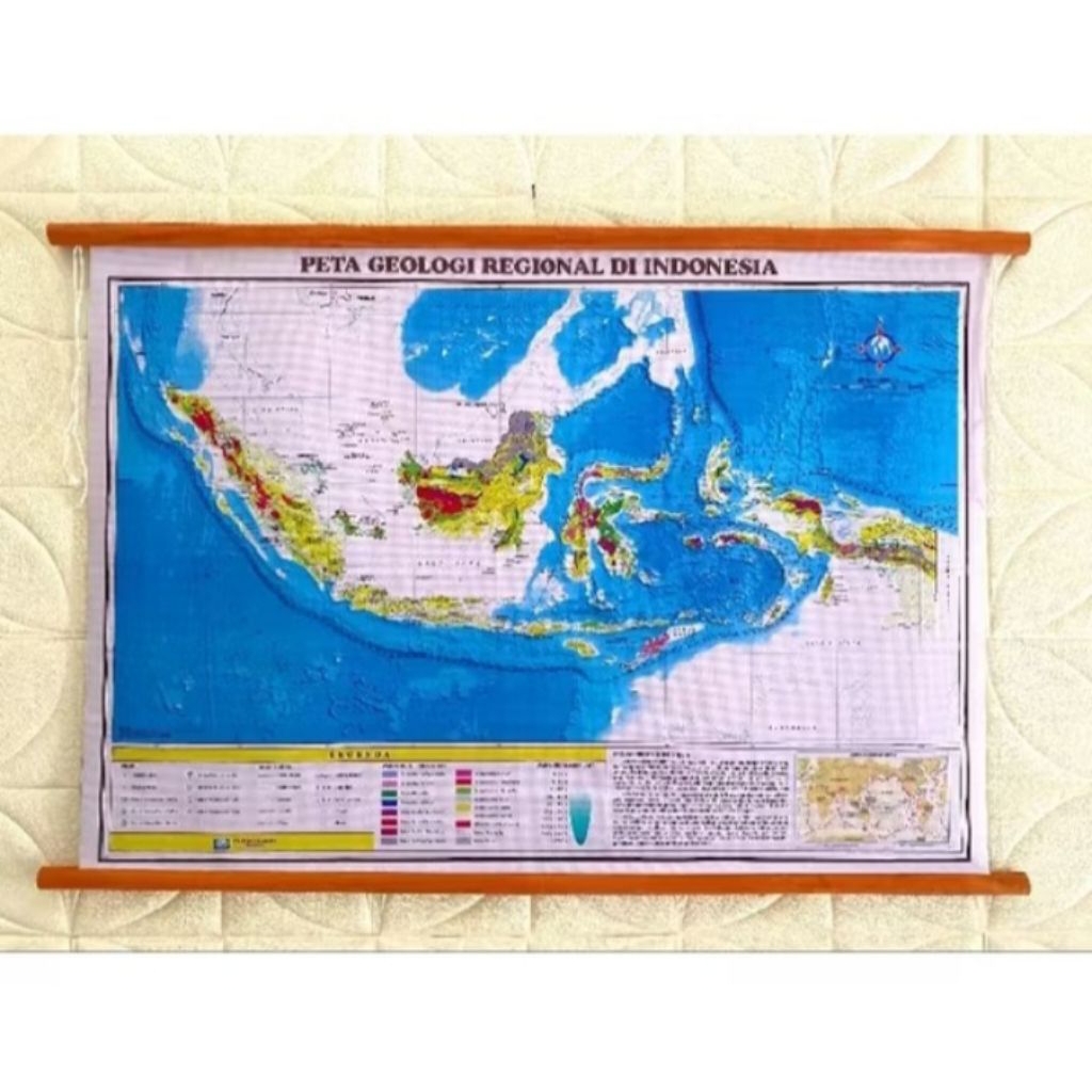 Peta Bingkai Geologi Regional Indonesia Sedang
