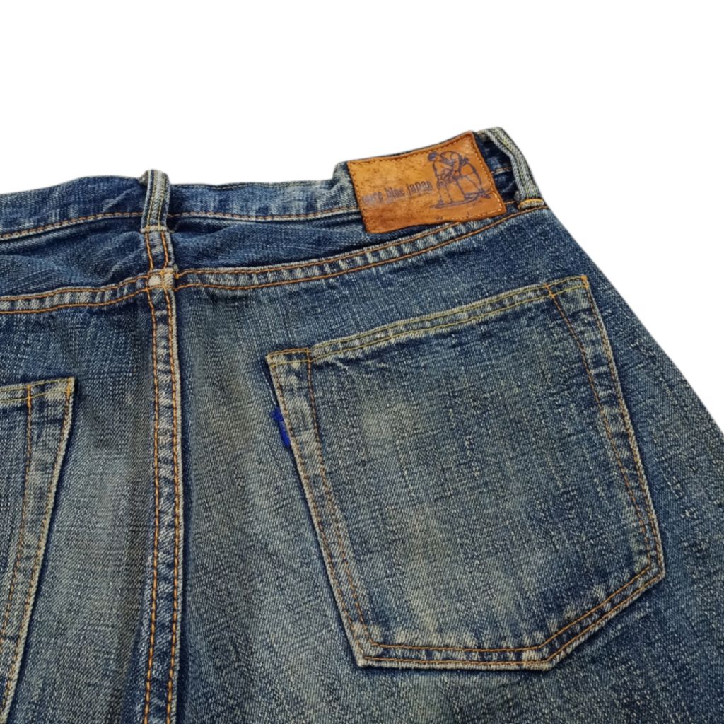 CELANA JEANS SELVEDGE PURE BLUE JAPAN SECOND SIZE 32