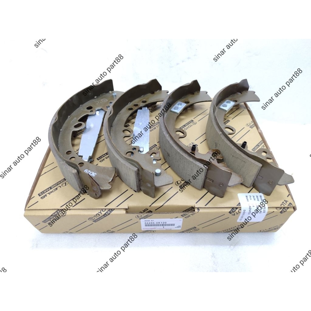 BRAKE SHOE/KAMPAS REM BELAKANG HILUX DIESEL/FORTUNER DIESEL TYPE A