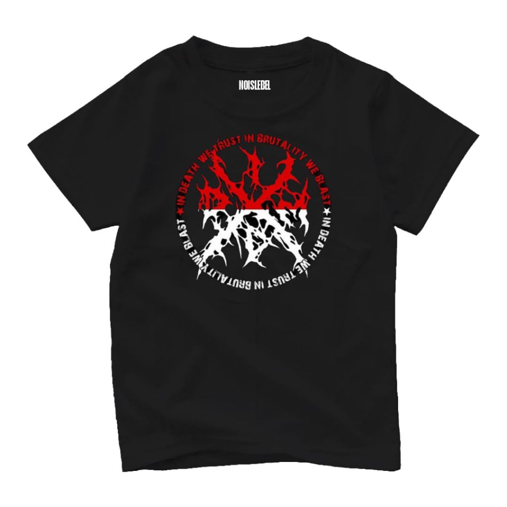 Kaos anak Indonesian death metal