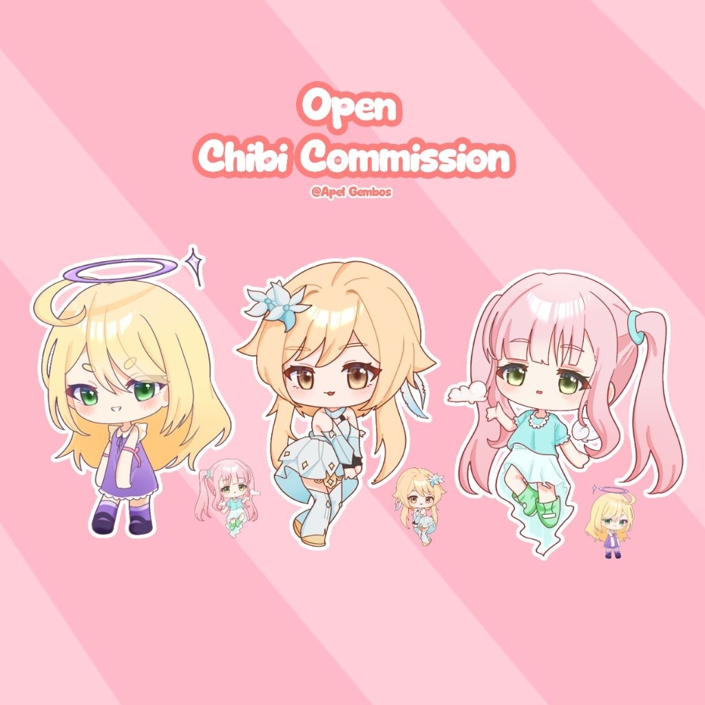 Open Commission Chibi Art Anime Kawaii